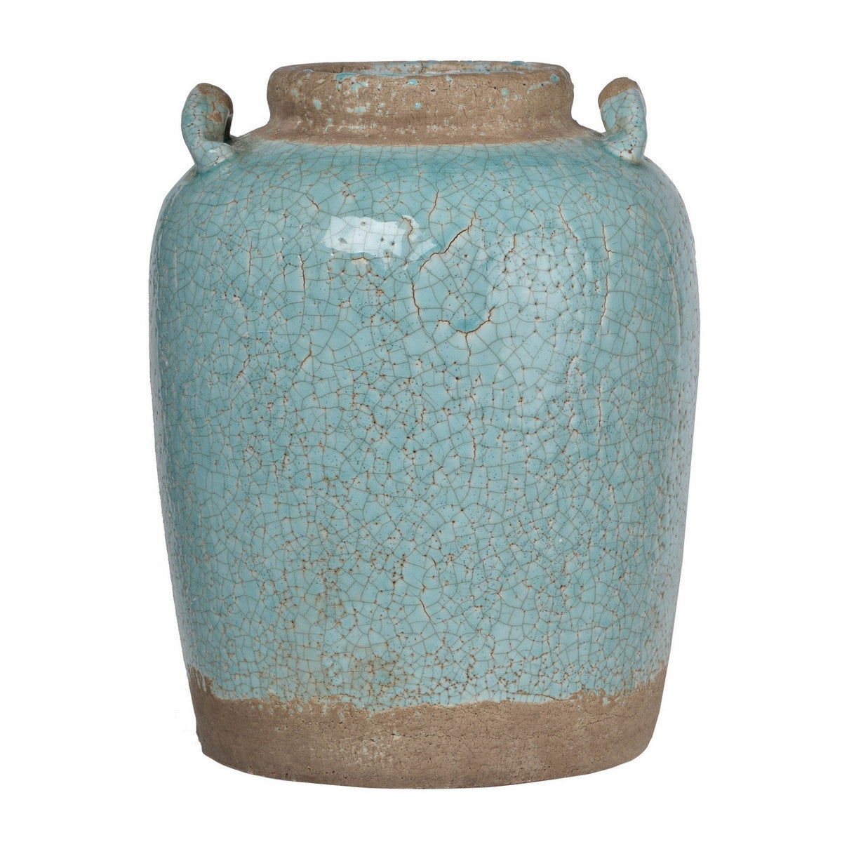 Candia Ceramic Vase - Turquoise