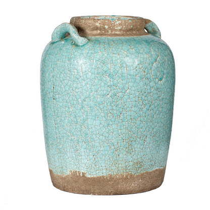 Candia Ceramic Vase - Turquoise