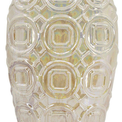 SHELBY TALL IRIDESCENT GLAZE CERAMIC VASE