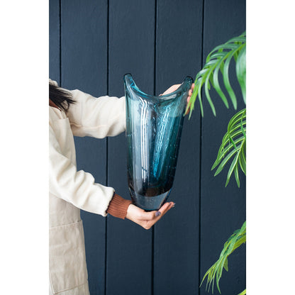 Blue Glass Vase