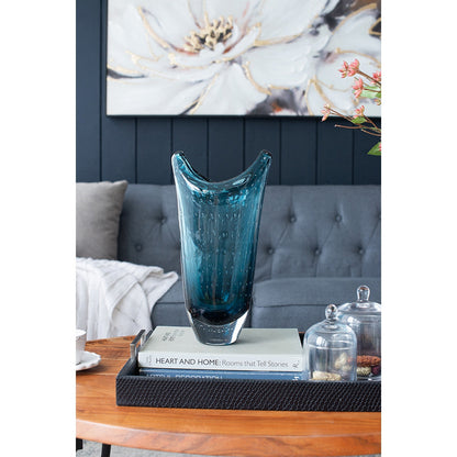 Blue Glass Vase