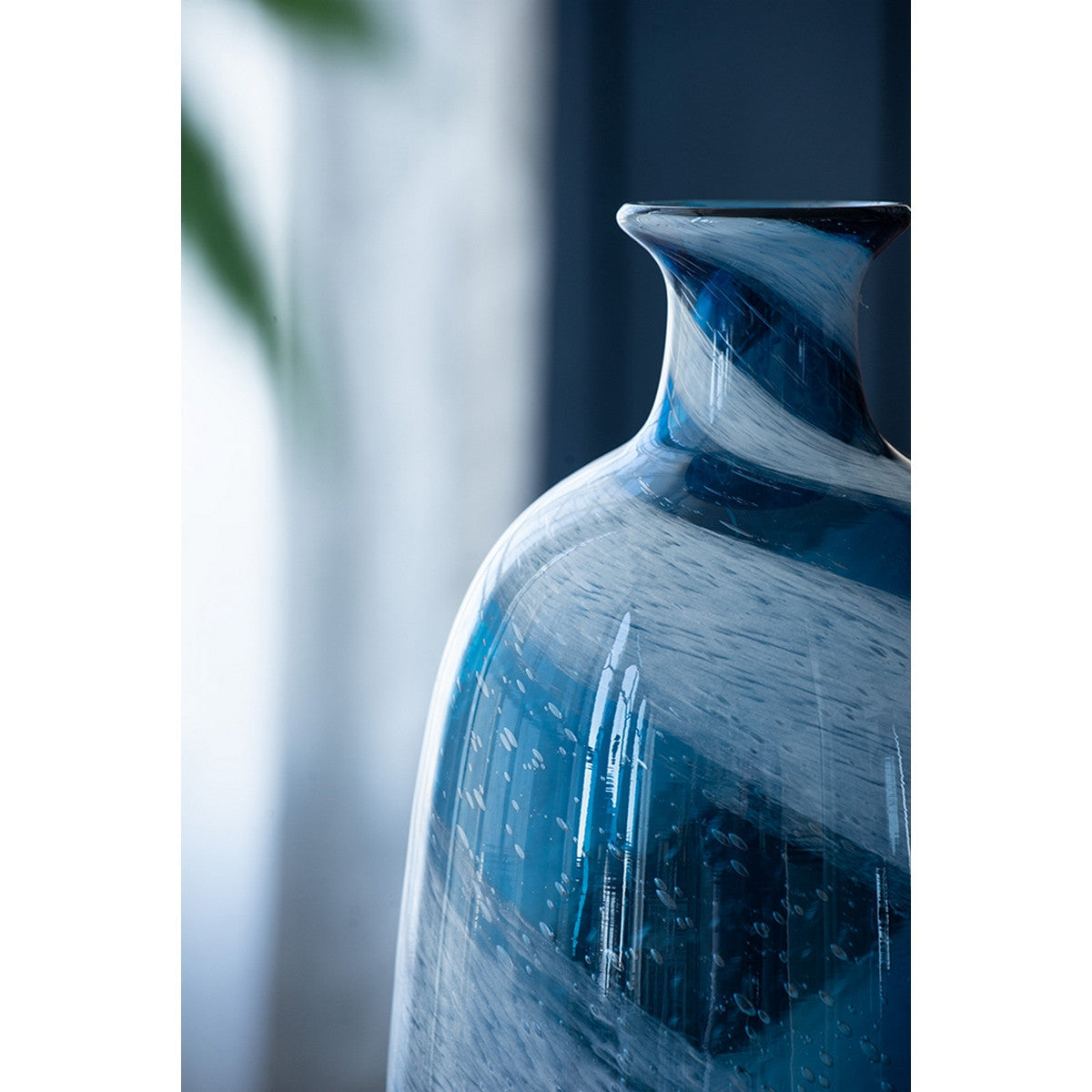 Blue Glass Vase