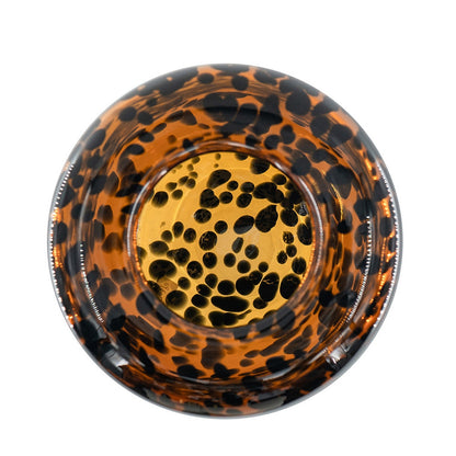 Leopard Glass Vase