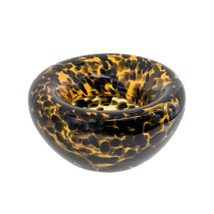 Leopard Glass Vase