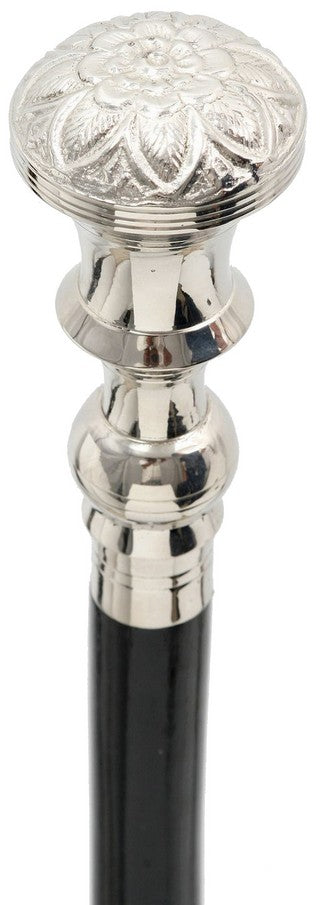 Walking Stick - Ornate Silver Knob