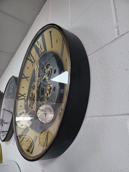 Roman Wall Clock with Gears