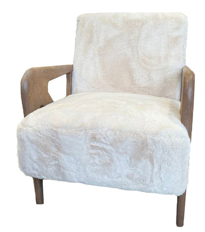 Angelica Faux Fur Armchair