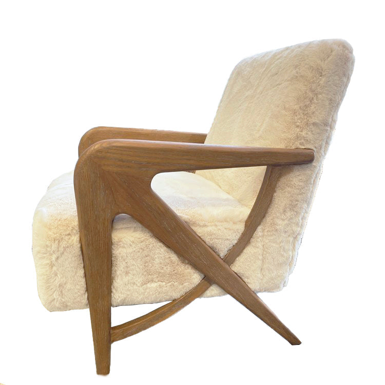 Angelica Faux Fur Armchair