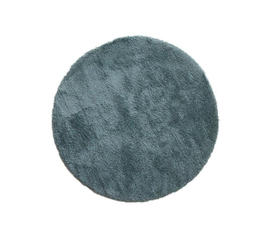 Nomadic Round Teal Blue Rug