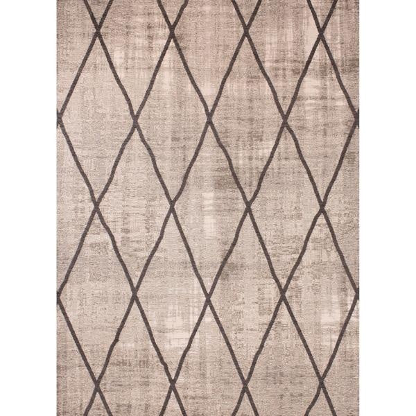 Opale Cross Silver Grey Rug