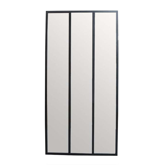 Iron Panel Floor/Wall Mirror