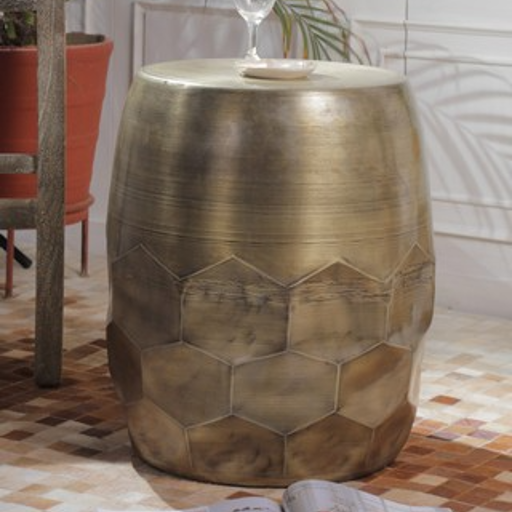 Brass Stool 51cm