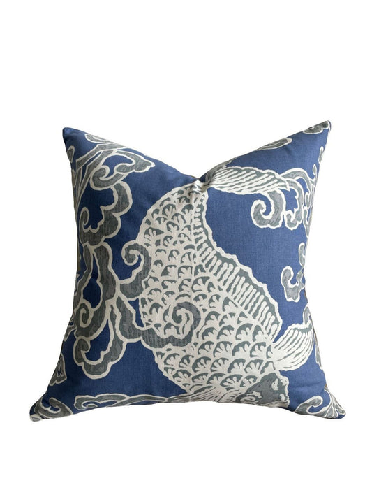 Hamptons Range Fish Design Cushion Cover