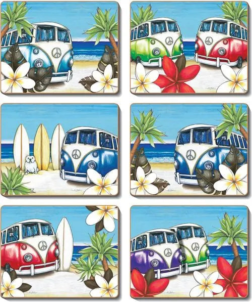 Coasters Beach Kombi Set/6