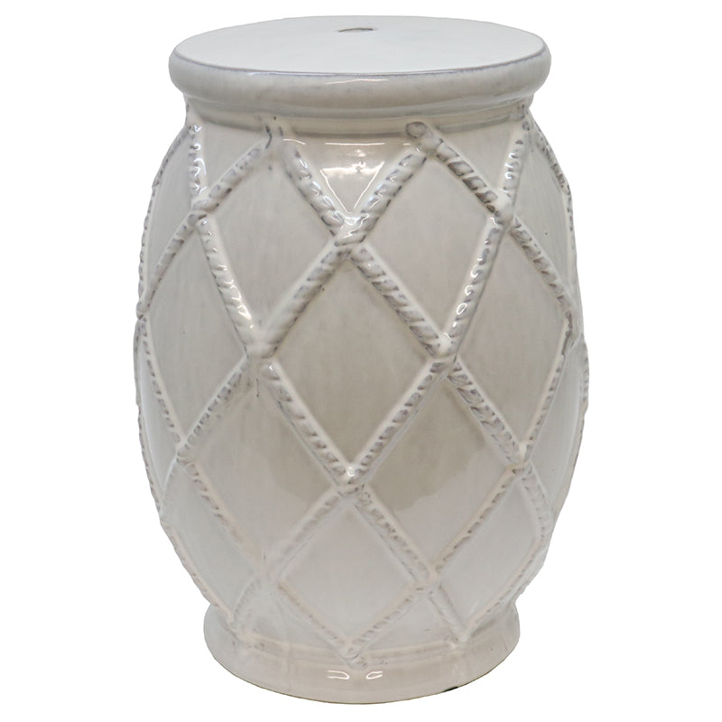 Ceramic Stool Diamond 18″