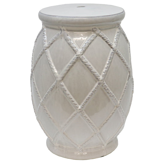 Ceramic Stool Diamond 18″