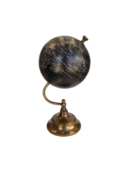 Black Paper Globe On Arc Stand