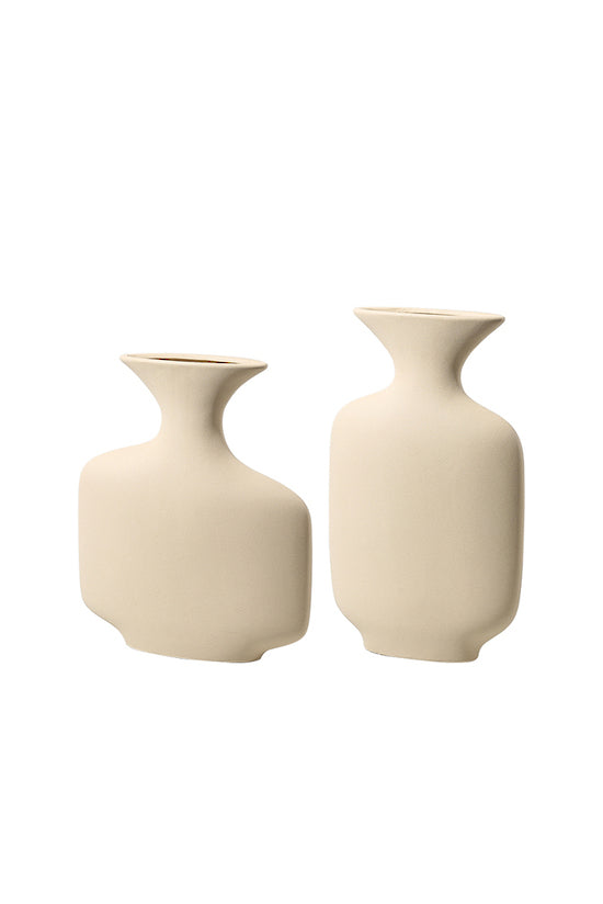 Tapered Vase w/Flat Mouth - Small