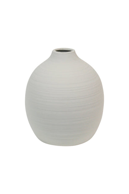 Curved Vase Grey Medium