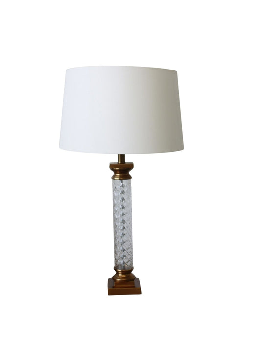 Cut Glass Detail Table Lamp