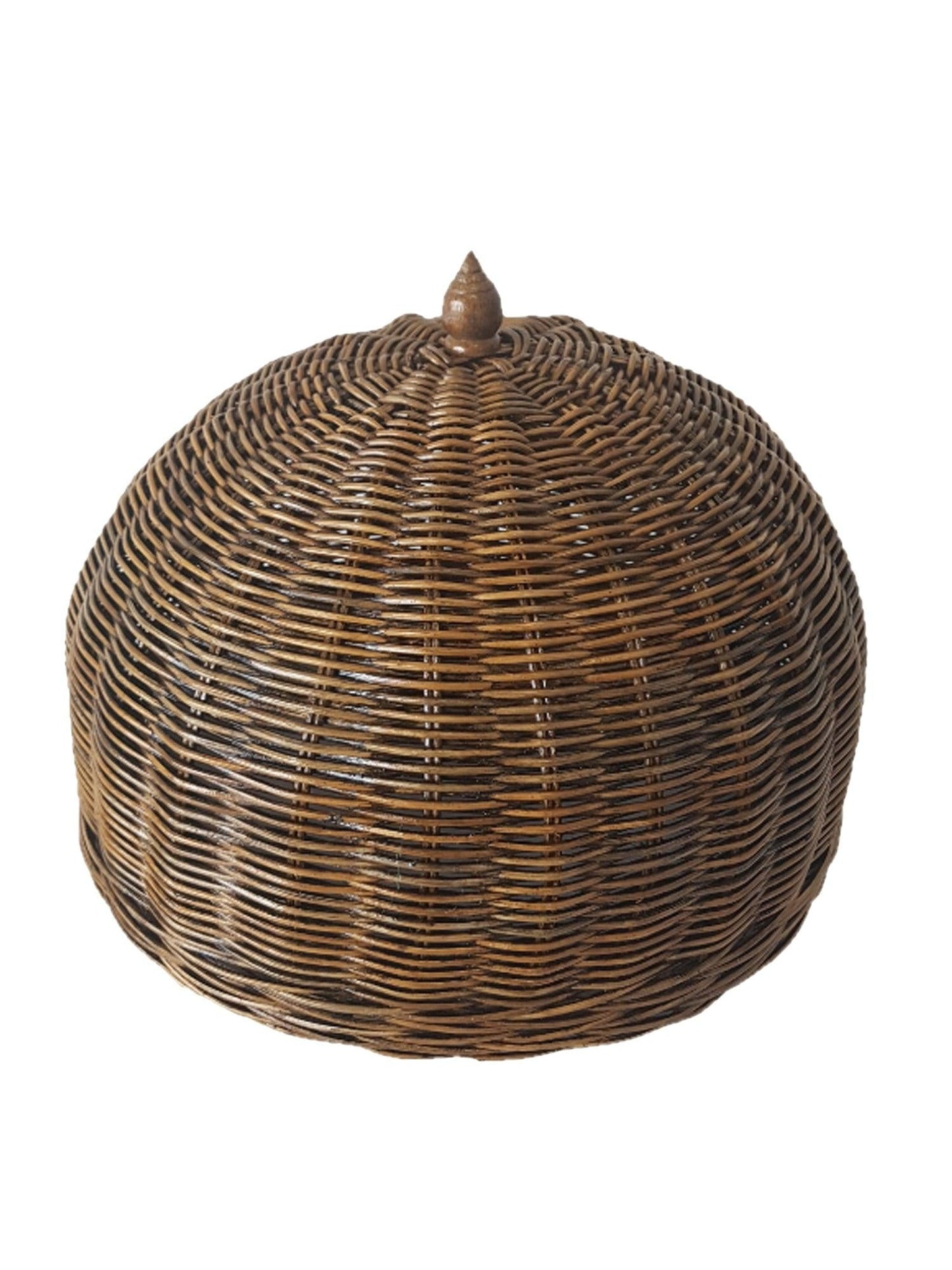 Rattan Food Dome Brown