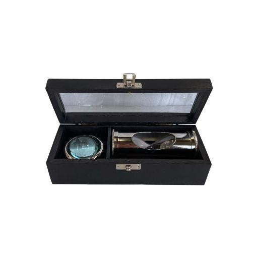 Compass and Sand Timer Gift Box Set