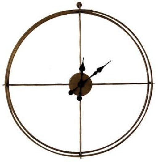 Metal Framed Wall Clock - Large