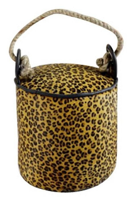 Leopard Leather Door Stopper