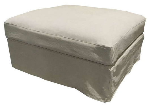 Slip Cover - Pastel Grey - Ottoman