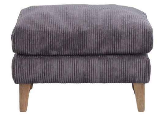 King Henry Corduroy Ottoman