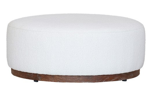 Boucle Ottoman Round