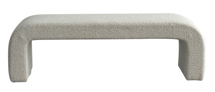 Daphins Bench/Ottoman - Cream Boucle