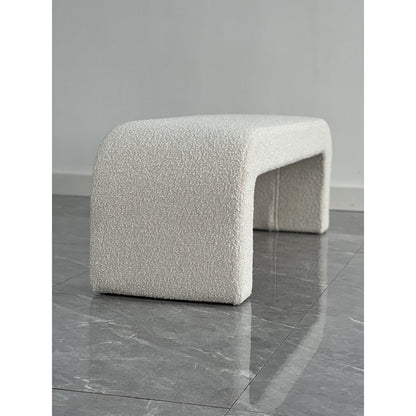 Daphins Bench/Ottoman - Cream Boucle