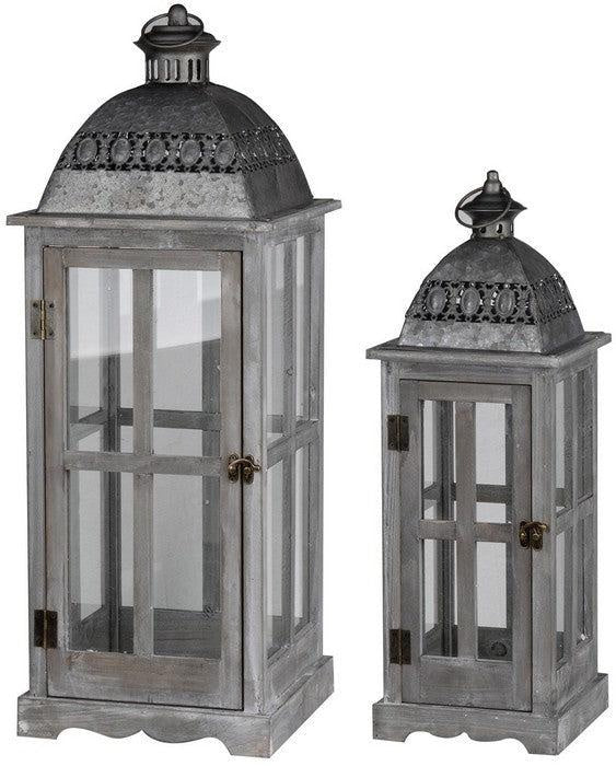 Urban Scape Lanterns S/2