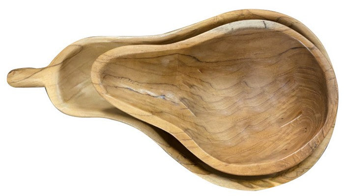 Teak Gourd Bowl