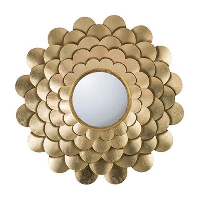 Gold Petal Mirror