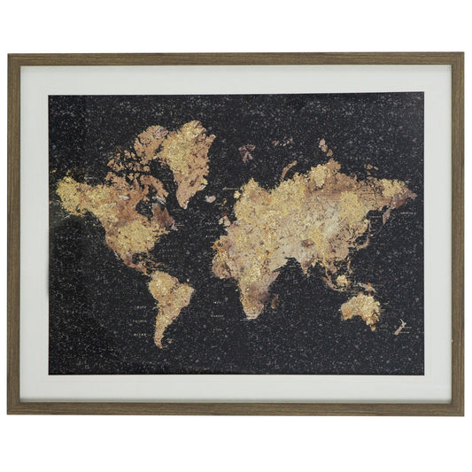 Framed World Map