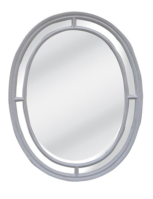 Stone Grey Frame Mirror