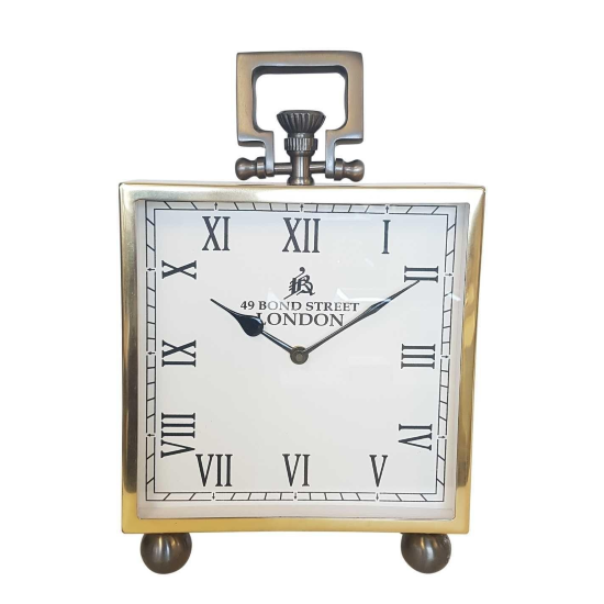 Table Clock - Alum/Steel