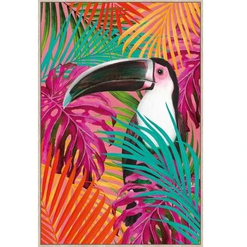 Framed Canvas Art - Toucan